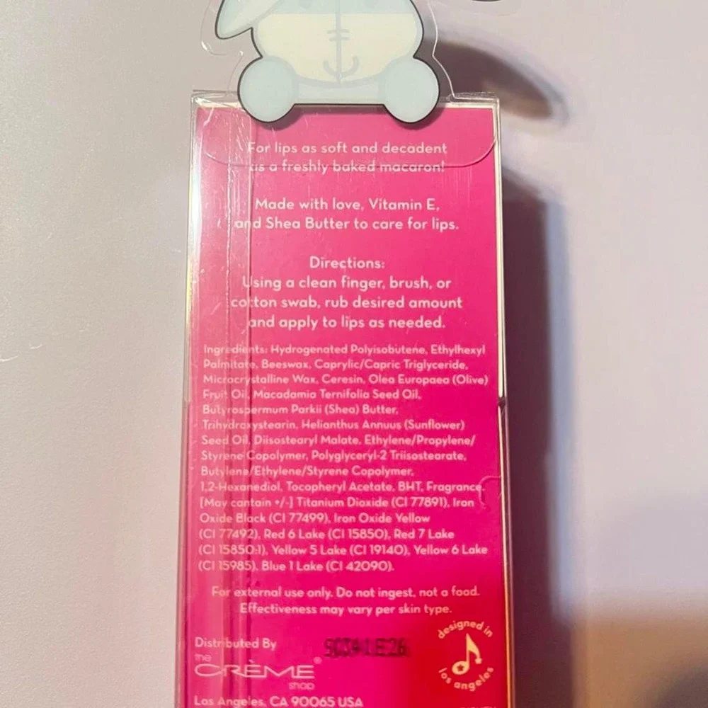 The Crème Shop x Disney Eeyore Moisturizing Macaron Lip Balm Blue Vitamin E Shea